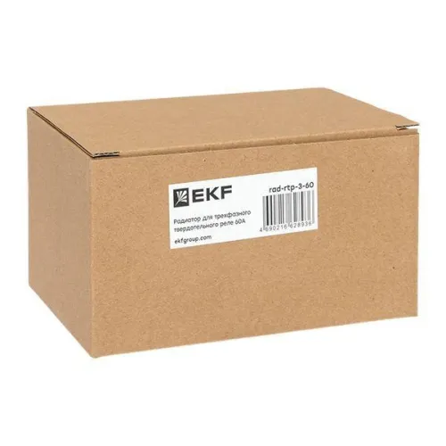 Радиатор для трехфазного твердотельного реле 60А EKF rad-rtp-3-60 фото 6