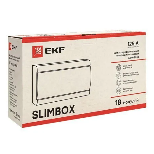 Щит ЩРН-П-18 "SlimBox" IP41 PROxima EKF sb-n-18 фото 3