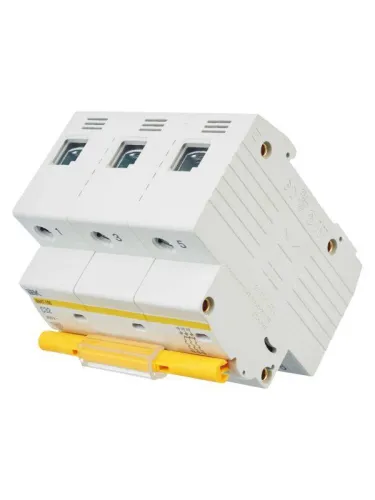 Выключатель автоматический модульный 3п C 32А 10кА ВА47-100 KARAT IEK MVA40-3-032-C фото 6