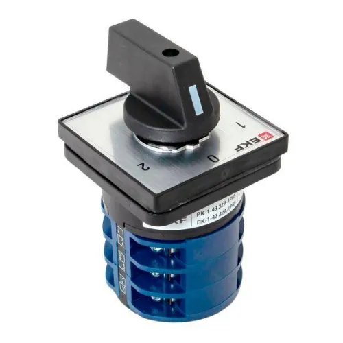 Переключатель кулачковый ПК-1-43 3п 32А "1-0-2" IP65 EKF pk-1-43-32-65 фото 8