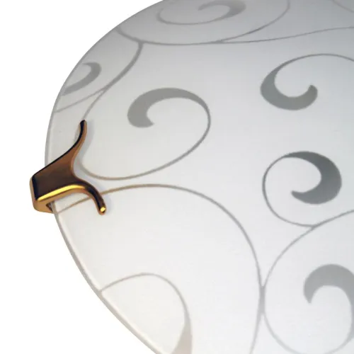 Светильник НПБ 01-60-130 М15 "Морокко" 250 1х60Вт E27 IP20 матов. бел./клипсы зол. (инд. упак.) Элетех 1005204330 фото 3