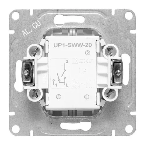 Выключатель 2-кл. СП Эпика механизм бел. EKF UP1-SWW-20 фото 6