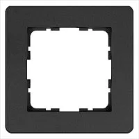 Рамка 1-м G-Flex антрацит Jasmart G1101B