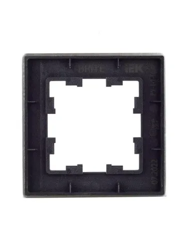 Рамка 1-м BRITE РУ-1-1-БрА металл алюм. IEK BR-M12-M-K47 фото 6