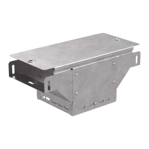 Ответвитель Т-образный вертикальный 150х50 с крышкой Стандарт Промрукав PR16.0959