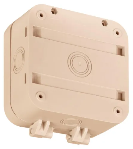 Коробка распределительная133х120х60 двухкомпонентн. для видеокамер HF IP68 беж. Ruvinil 67080БЖ фото 3