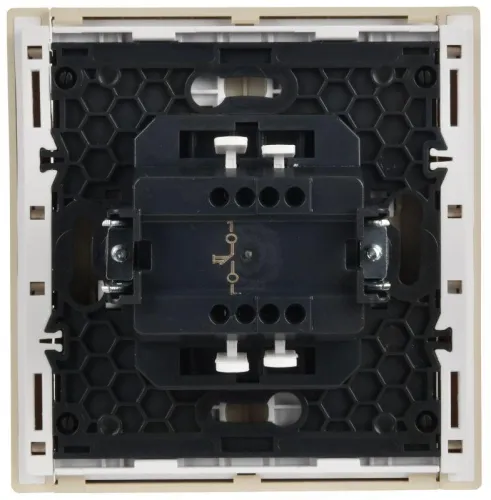 Выключатель 1-кл. FORTE&PIANO 10А FP410 с самовозвратом ваниль IEK FP-V14-0-10-1-K10 фото 5