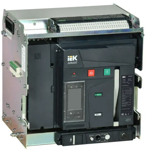 Выключатель автоматический воздушный 4п B 1600А 85кА TT выдвиж. с комплектом аксессуаров ARMAT IEK AR-ACB-4VB-085-1600A-TTCF
