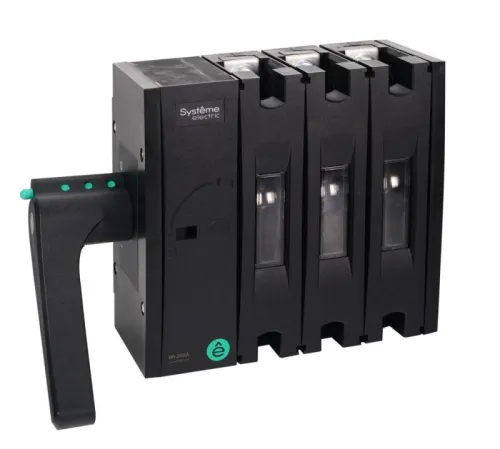 Выключатель-разъединитель SYSTEMEPACT SD160 3п 125А рукоятка слева сбоку (зак. отдельно) SE SSD01603LS0125