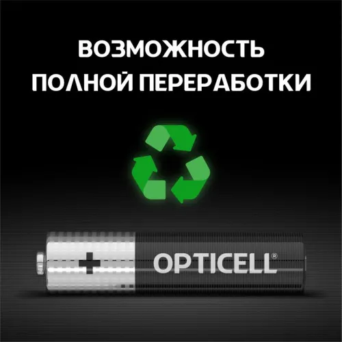 Элемент питания алкалиновый AAA/LR03 (блист. 4шт) Basic Opticell 5051002 фото 6