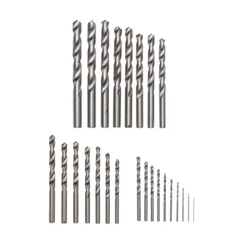 Набор сверл по металлу 1-13мм (через 0.5мм) HSS цилиндрический хвостовик метал. кейс 25шт Kranz KR-91-0637 фото 2