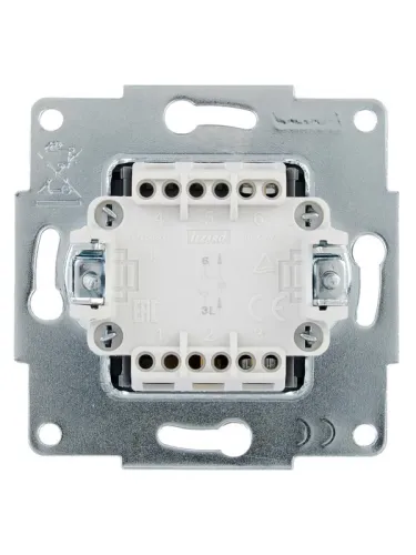 Выключатель с подсветкой VESNA зол. LEZARD 742-3688-111 фото 5