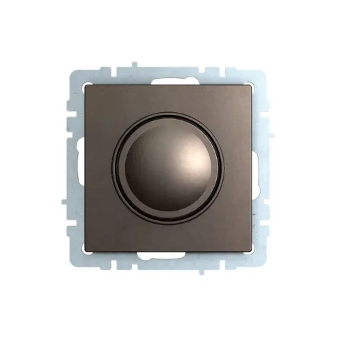 Светорегулятор СП BRITE пов-наж. 600Вт СС10-1-0-БрТБ механизм бронза IEK BR-D20-0600-K45 фото 2