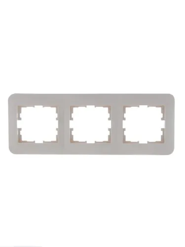 Рамка 3-м Karina Life горизонт. крем. LEZARD 708-0300-148