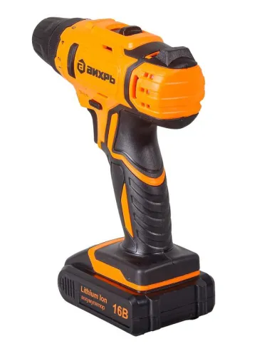 Дрель-шуруповерт аккумуляторная ДА-16Л-2КА с набором оснастки 65 предметов Вихрь 72/14/49 фото 7