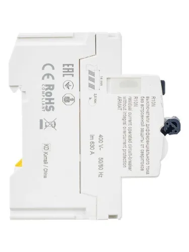 Выключатель дифференциального тока (УЗО) 4п 63А 300мА тип AC ВДТ R10N ARMAT IEK AR-R10N-4-063C300 фото 7