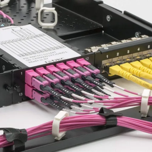 Патч-панель оптическая для установки 4 претерминированых кассет или адаптерных планок 1U черн. DKC RNMTP1U4M фото 3