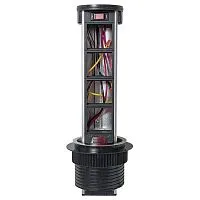 Мини-колонна встраиваемая с беспроводной зарядкой 15Вт 8 модулей C-Line EKF cl-vmkwс-8-s