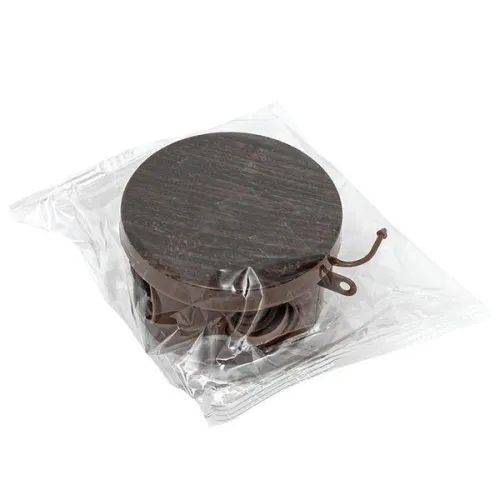 Коробка распаячная КМР-040-038 с крышкой 65х40 4 мембранных ввода IP54 темн. дерево PROxima EKF plc-kmr-040-038-t фото 2