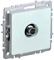Розетка телевизионная оконечная TV СП Brite РТВ11-0-БрЖ механизм жемчуж. IEK BR-A10-O-K36