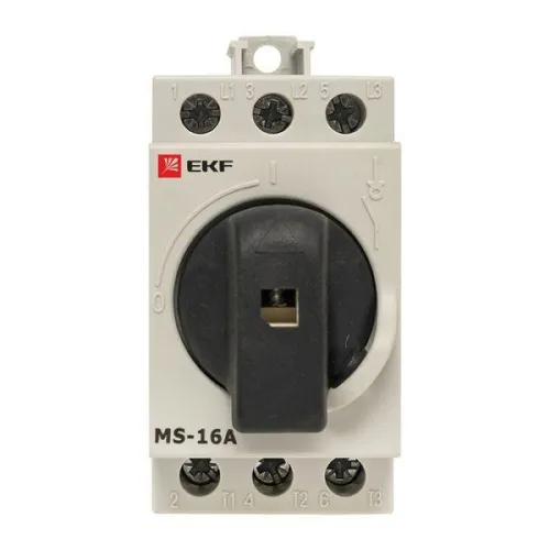 Рубильник мод. 3п MS-16A на DIN-рейку EKF ms-16d фото 3