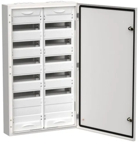 Корпус ЩРн-144 (2х72) TITAN 5 960х570х140 IP54 одна дверь метал. бел. IEK TI5-50-N-2X072-54