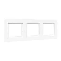 Рамка 3-м Эпика IP44 пластик бел. EKF UP1-FPW-03-44