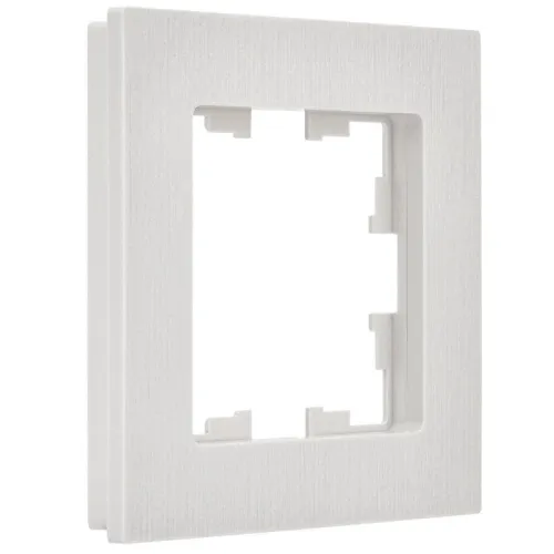 Рамка 1-м BRITE РУ-1-Бр бел. рифленый IEK BR-M12-51-K01 фото 3