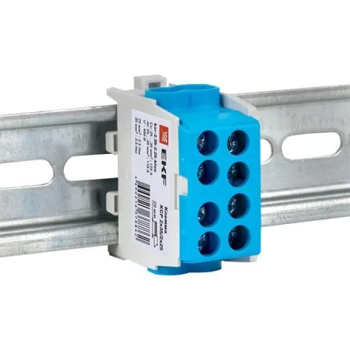 Клемма распределительная КСР с двойн. винтом 2х35/2х25 син. PROxima EKF ksr-2.35-2.25-blue фото 5