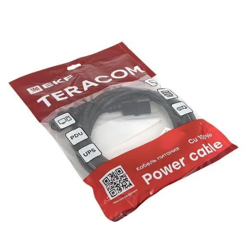Кабель питания TERACOM для PDU C13 - C14 сеч. 3х1.5кв.мм 250В 10А 3.0м EKF TRC-PCA-C13-C14-3M фото 4