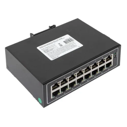 Коммутатор неуправляемый промышленный U-16T 16 портов 10/100Base-T(X) RJ45 монтаж на DIN-рейку TSX EKF TSX-U-16T фото 11