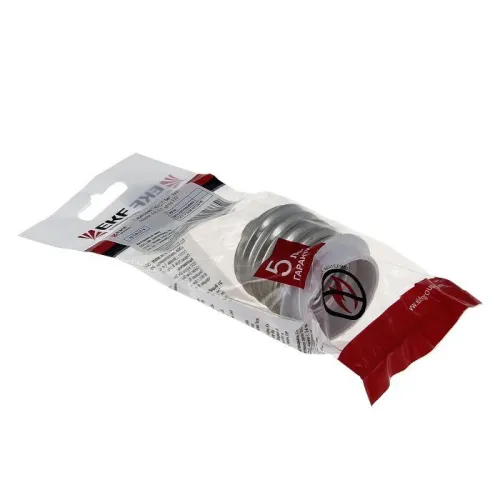 Переходник E40-E27 бел. EKF AD-E40-E27-w фото 2