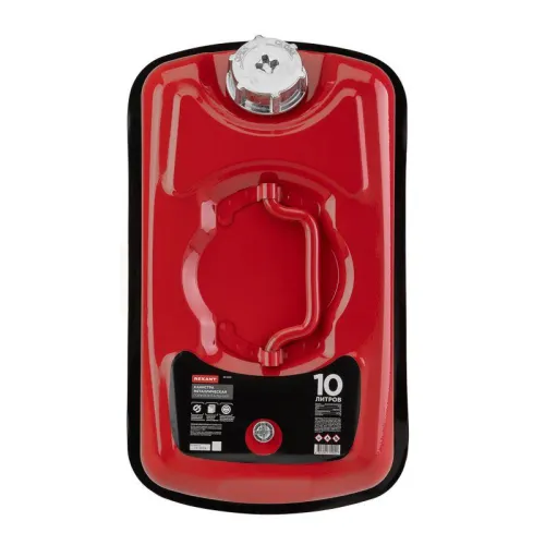 Канистра для топлива горизонт. металлическая 10л Rexant 80-0199 фото 9