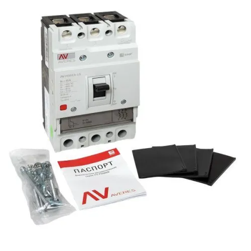 Выключатель автоматический 25А 80кА AV POWER-1/3 TR AVERES EKF mccb-13-25H-TR-av фото 4