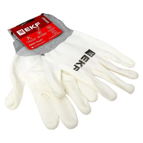 Перчатки рабочие PROFI Touch для чистовых работ (15 класс 9 размер) Expert EKF pe15pm-9-exp фото 3