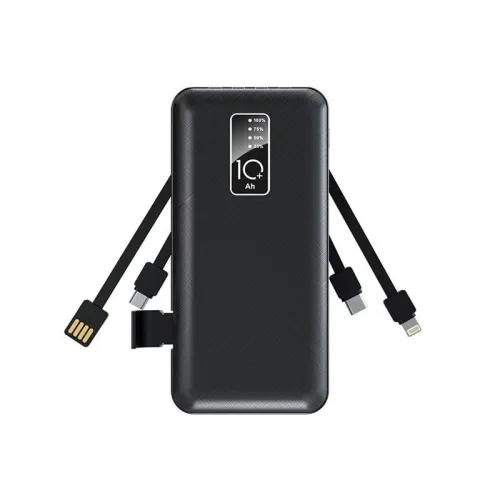 Устройство зарядное портативное Power Bank (аккумуляторная батарея) 10000мА.ч черн. Rexant 30-2038