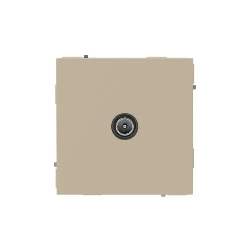 Розетка телевизионная проходная TV KANT ванильн. марципан DKC 7015513