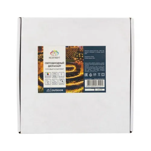 Шнур светодиодный Дюралайт фиксинг 2Вт 24LED/м мульти (RYGB) 10м Neon-Night 121-329-10 фото 3