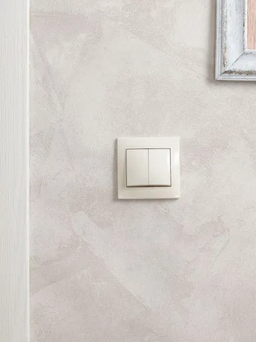 Выключатель 2-кл. 1п СП Кварта 10А IP20 ВС10-2-0-Км керамич. осн. крем. GENERICA EVK20-K33-10-K фото 3