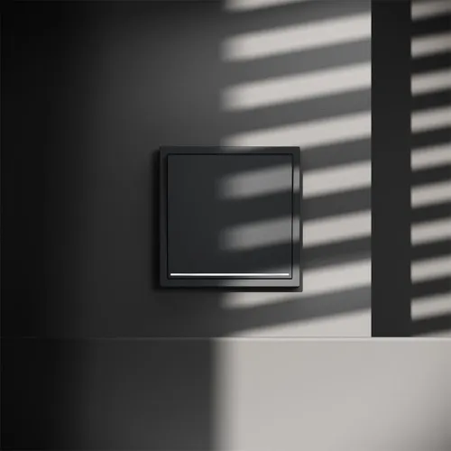 Переключатель проходной 1-кл. СП S70 10А с подсветкой механизм графит Voltum VLS010407 фото 5