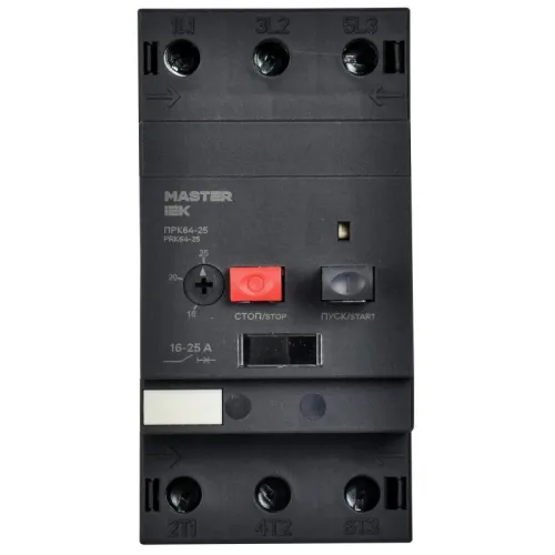 Пускатель ПРК64-25 In=25A Ir=16-25A Ue 660В KARAT IEK DMS22-25 фото 2