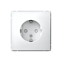 Розетка ArtGallery 16А с заземл. защ. шторки механизм бел. SE GAL000145