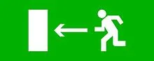 Пиктограмма "Направление налево" 240х95мм (для SAFEWAY-10) EKF pkal-02-03