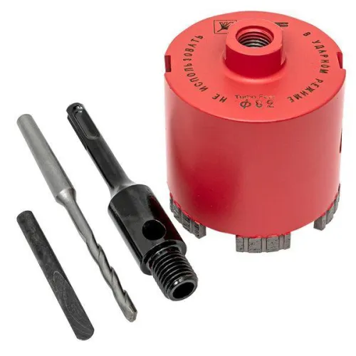 Коронка алмазная Turbo Fast 82 DCH-82TRB Laser M16 Expert EKF dch-82-trb-m16 фото 4