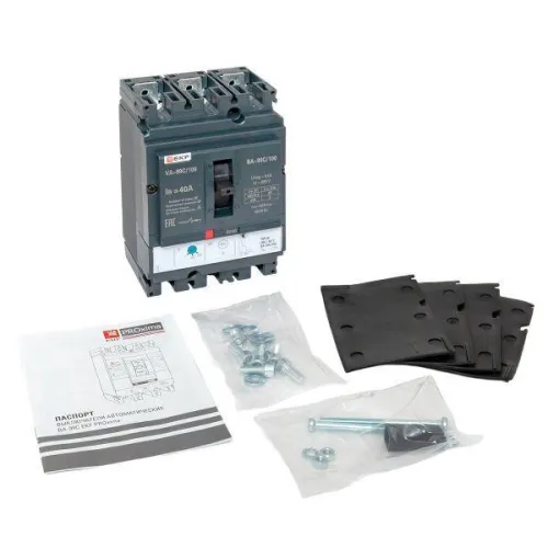 Выключатель автоматический 3п 100/40А 36кА ВА-99C Compact NS PROxima EKF mccb99C-100-40 фото 4