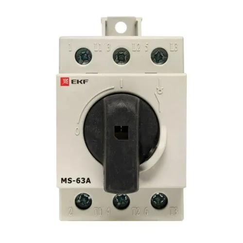 Рубильник мод. 3п MS-63A на DIN-рейку EKF ms-63d фото 7