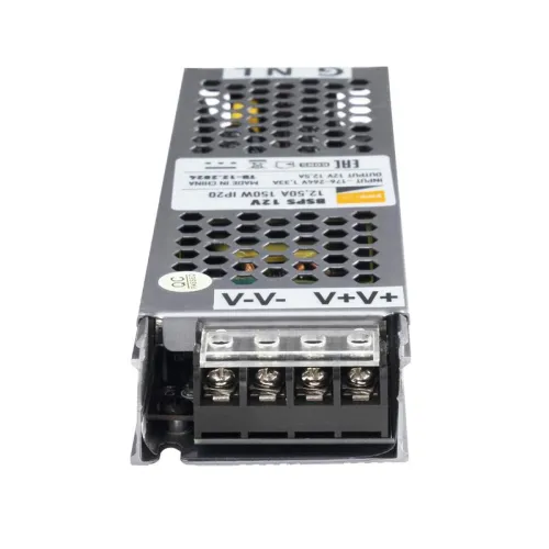 Блок питания для светодиод. ленты BSPS 150Вт 12.5А 12В IP20 метал. JazzWay 5024397 фото 5