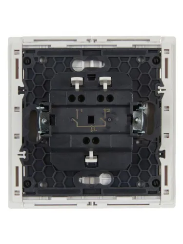 Выключатель 2-кл. СП FORTE&PIANO 10А FP205 бел. IEK FP-V20-0-10-1-K01 фото 3