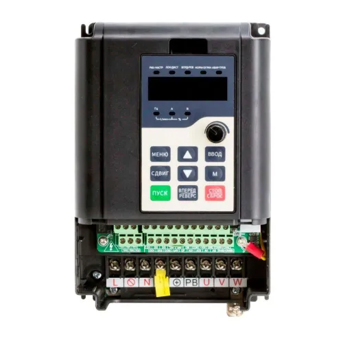 Преобразователь частоты 1ф 220В 0.4кВт встроенный тормозной прерыватель и ЭМС фильтр DKC V2000-S0P40G фото 2