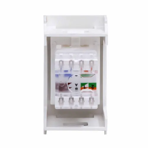 Розетка компьютерная 1-м 1мод. Viva RJ45 кат.5E бел. DKC 45038 фото 2